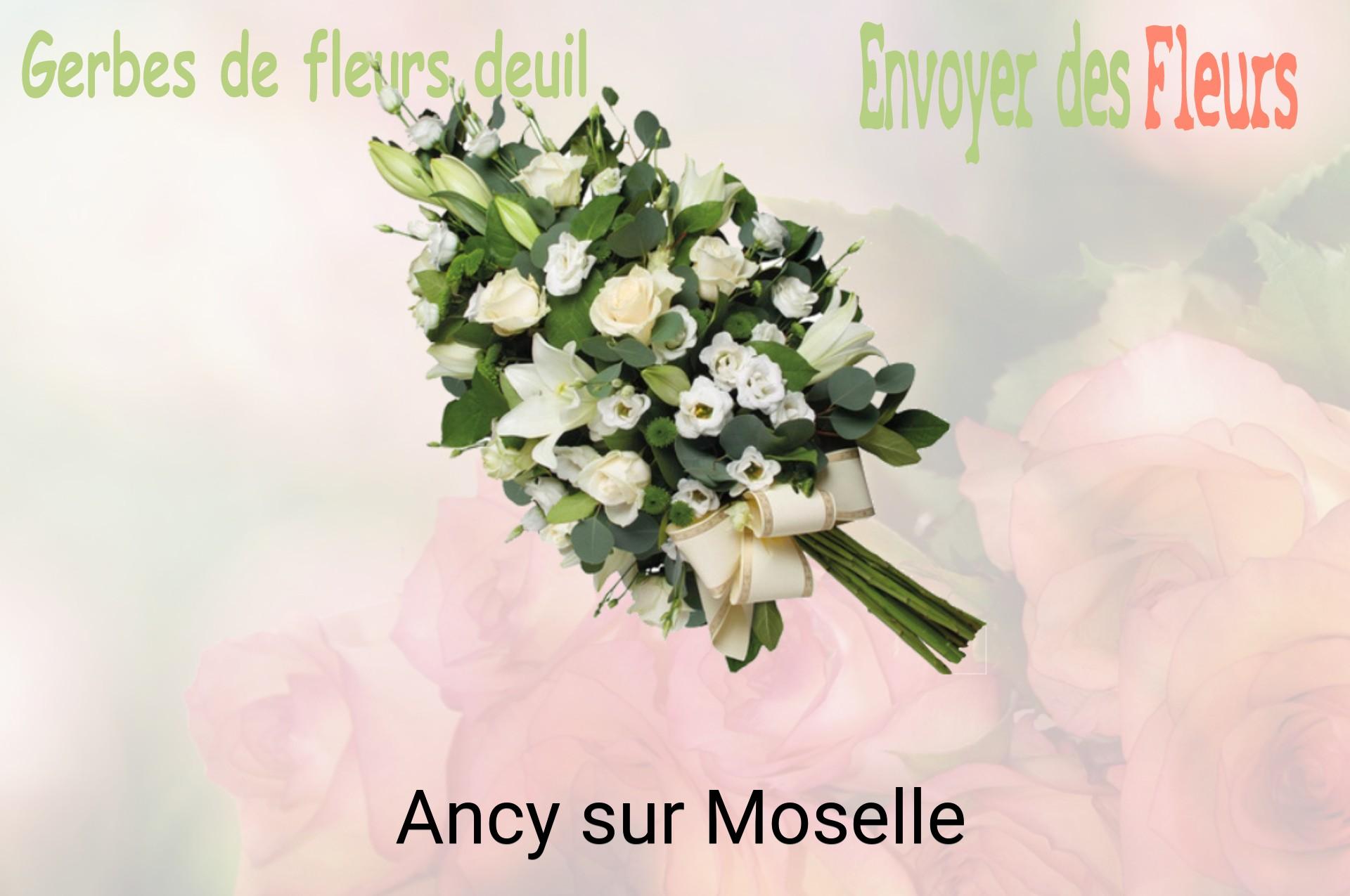 Gerbe de fleurs de deuil livrée à Ancy-sur-Moselle